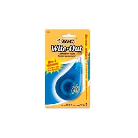 Bic Bic  Wite-Out  EZ Correct Correction Tape, 1/6 in x 400 in, White WOTAPP11
